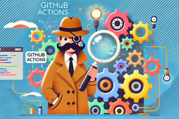 Detective Inspector studying GitHub tests
